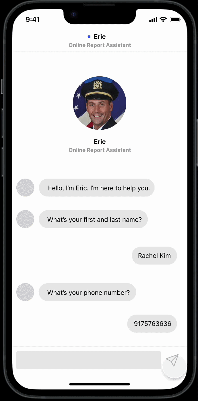 Chatbot prototype demo